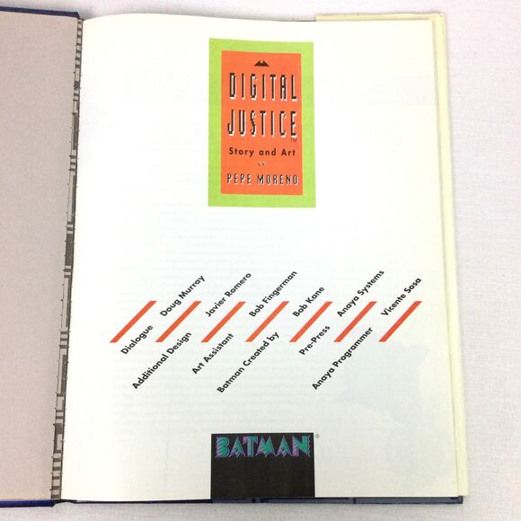 Batman Digital Justice By Pepe Moreno Computer Generated 1990 DC Comic - Picture 10 of 15